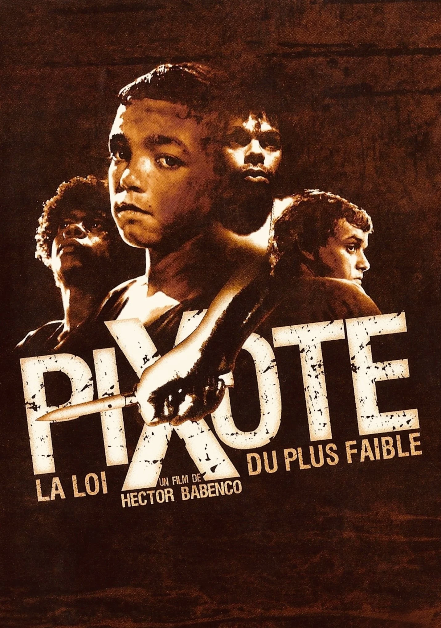 Affiche du film Pixote, la loi du plus faible